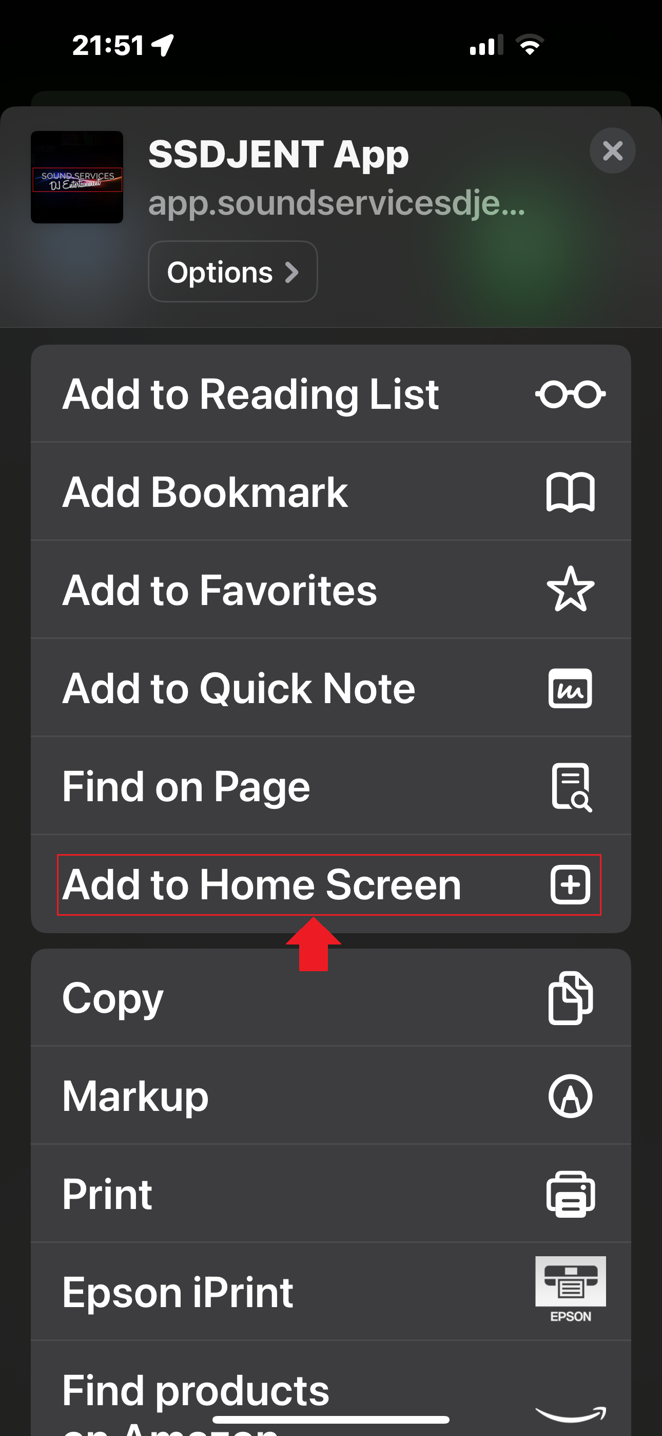 Safari Step 2